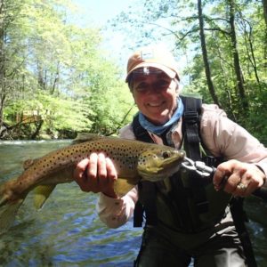 Tout fishing near Bryson City - Endless River Adventures Fly Fishing