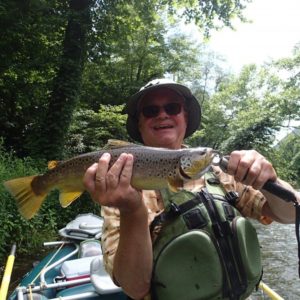 Fly fishing on the Nantahala, just outside Bryson City, NC - Endless River Adventures Fly Fishing